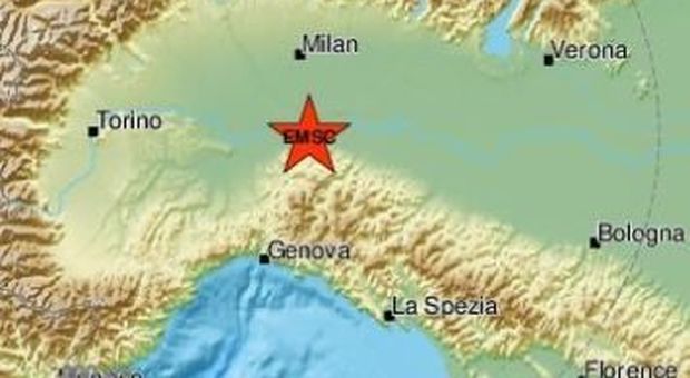 Terremoto a Pavia di 3.7 avvertito a Milano e Genova: paura, ma nessun danno