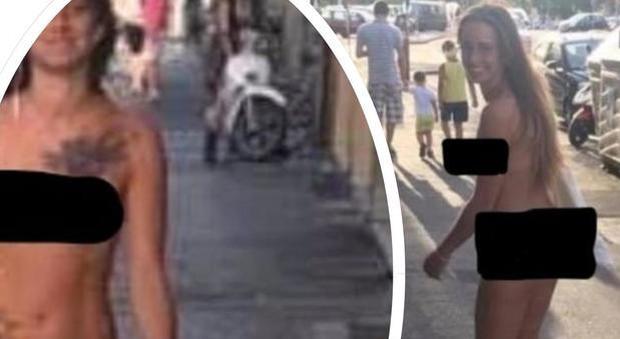 La ragazza che gira nuda per Bologna ha preso una multa di 3300 euro
