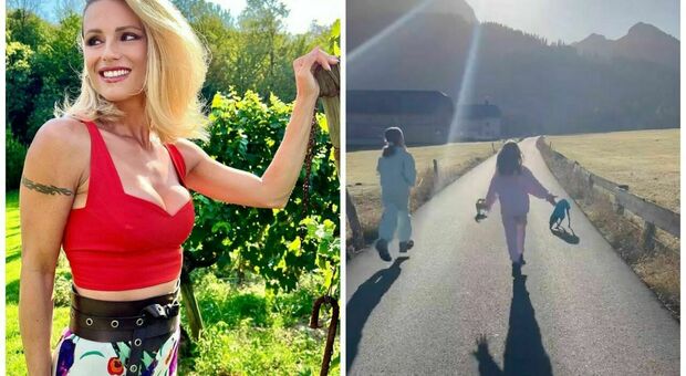 Michelle in vacanza sulle Dolomiti con le figlie: ci sarà anche Tomaso? Di certo, il cane Odino (che è di Tomaso) c'è. Continua il gossip