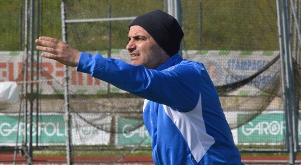 Gianluca De Angelis, 48 anni, durante Castelfidardo- Giulianova