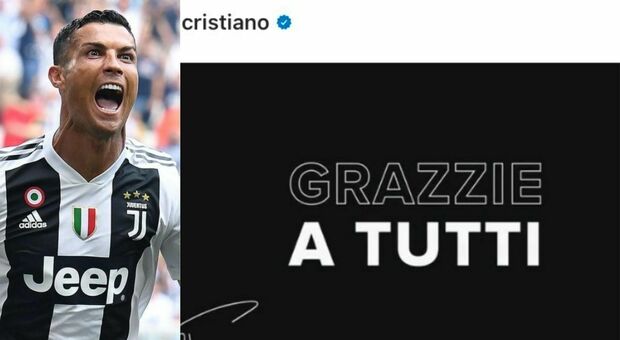 Cristiano Ronaldo, il messaggio di addio alla Juventus è pieno di strafalcioni: da «grazzie» a «tiffosi»