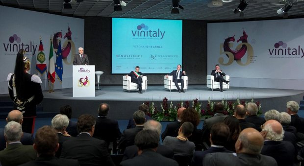 Il presidente Mattarella al Vinitaly