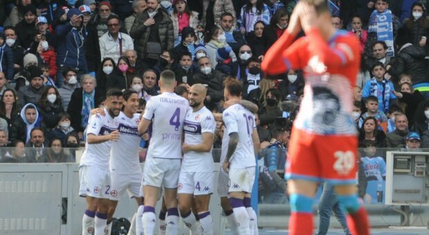 Napoli, frenata scudetto: la Fiorentina vince 3-2 al Maradona