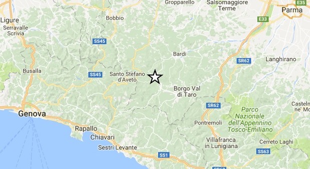 Terremoto, poco fa due forti scosse tra Genova, La Spezia e Parma: "Magnitudo 3.5, paura tra la gente"