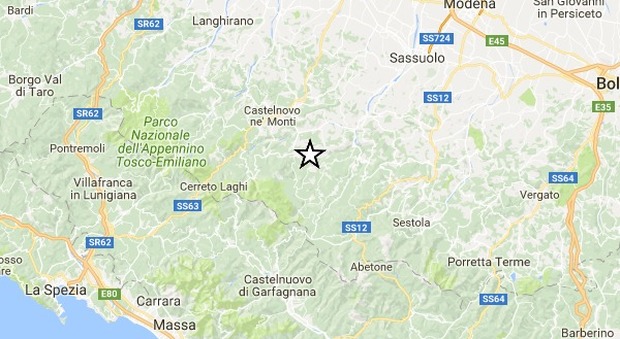 Terremoto, scossa magnitudo 4.0 in provincia di Reggio Emilia