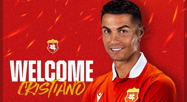 «Cristiano, hai mai provato i moscioli?». L'Ancona "presenta" Ronaldo sui social e fa il boom di interazioni (La grafica realizzata dall'US Ancona)