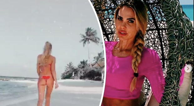 Francesco Totti in fuga alle Maldive per le feste e Ilary Blasi 'regala' foto sexy