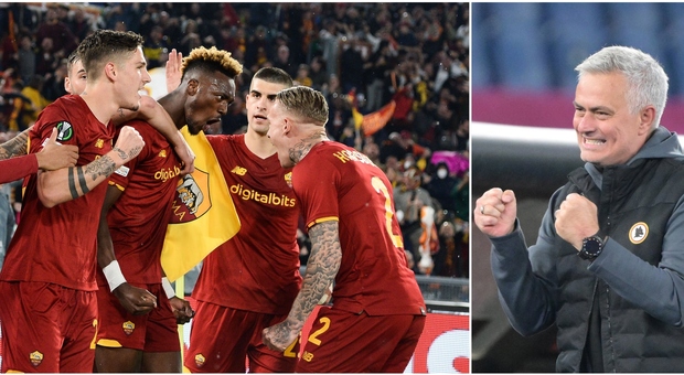 Roma-Leicester, Abraham-gol: si va in finale a Tirana. Tante emozioni e tifosi in delirio