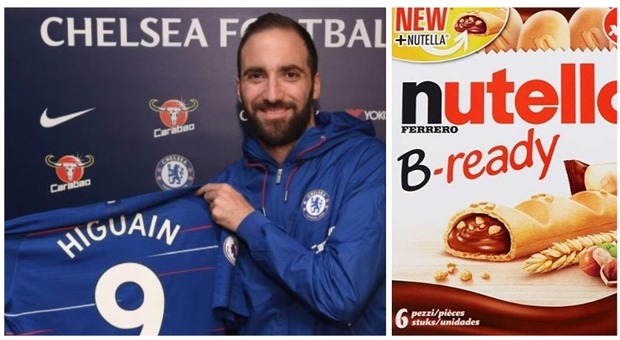 Higuain al Chelsea, milanisti scatenati: migliaia di tweet con lo snack Nutella. Ecco perché