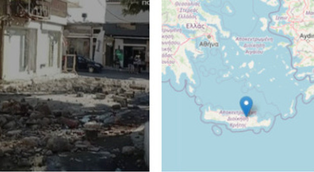 Terremoto in Grecia, scossa di magnitudo 6.1 sull'isola di Creta