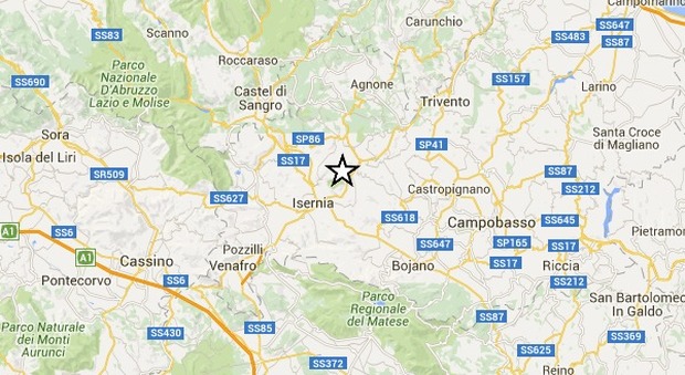 Terremoto, sciame sismico in Molise