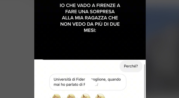 Fa una sorpresa alla fidanzata, ma sbaglia città: «È Fidenza non Firenze», il video diventa virale