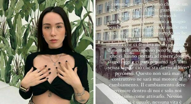 Aurora Ramazzotti incinta, affronta il tema delicato dei social: «Smettiamo di paragonarci agli altri»