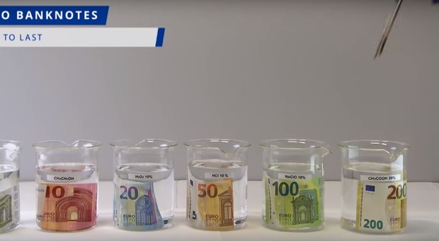 100 e 200 euro, da oggi in circolazione le nuove banconote: «Indistruttibili, resistono a tutto»