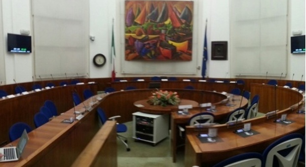 L'aula del consiglio comunale