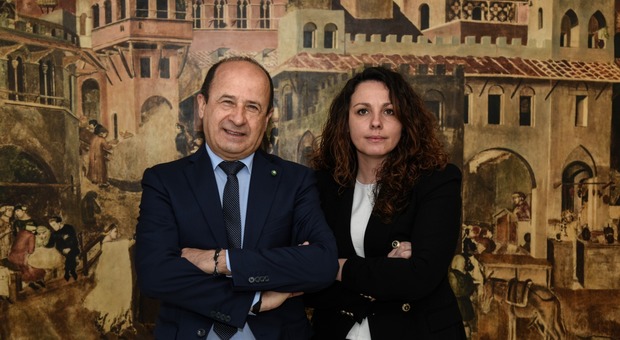 Amerigo Varotti e Agnese Trufelli di Confcommercio
