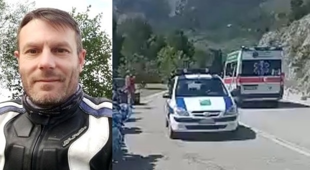 Ascoli, la moto si schianta contro il guardarail: Ottavio muore a 49 anni