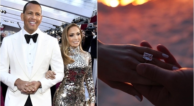 Jennifer Lopez insieme al suo futuro marito
