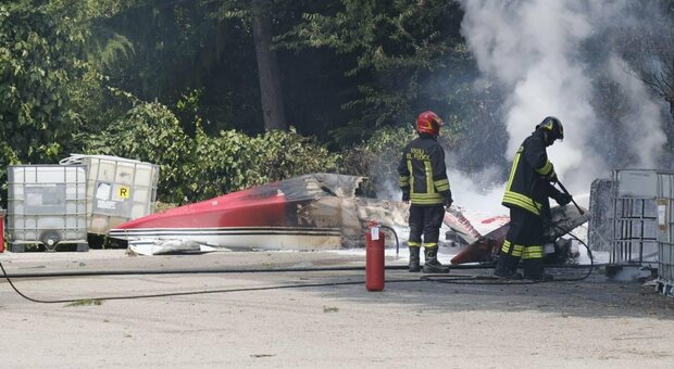 Aereo precipita vicino l'aeroporto di Padova: il pilota morto carbonizzato