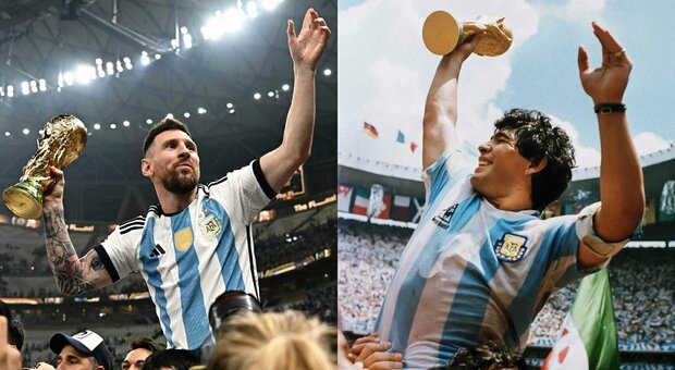 Messi come Maradona, portato in spalle mentre alza la Coppa. I numeri da record del suo Mondiale