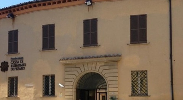La sede della Fondazione Cassa di risparmio di Pesaro