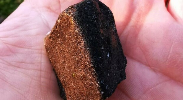 Il ritrovamento di un frammento di meteorite