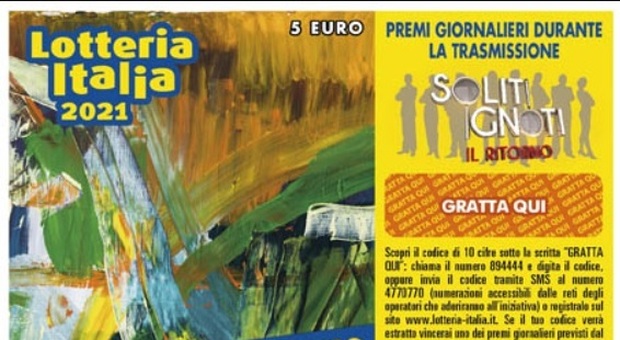 Lotteria Italia: quasi 6,4 milioni di biglietti venduti. Lazio leader con 1,1 milioni di tagliandi