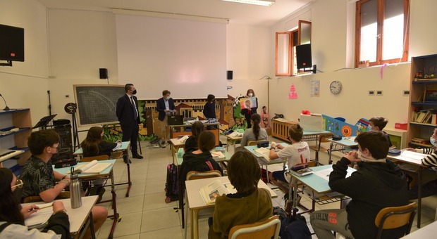 Una classe dell'Istituto Lanfranco