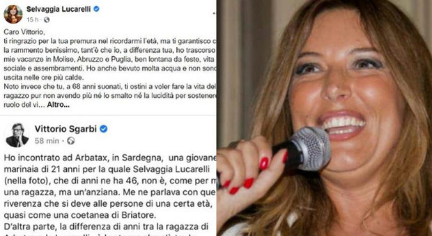 Lite social tra Selvaggia Lucarelli e Vittorio Sgarbi su Briatore e l'età: «Tu, a 68 anni suonati...»