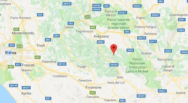 Terremoto, di 4.2 tra Lazio e Abruzzo. «Paura da Avezzano a Roma»