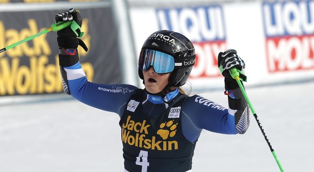 Sci, la Robinson vince lo slalom di Kranjska Gora. La Bassino quinta