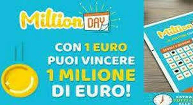 Million Day, estrazione dei cinque numeri vincenti di oggi 10 novembre 2021