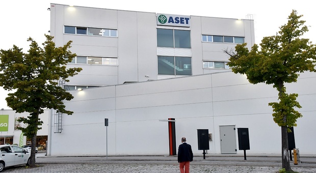 La sede legale di Aset, in via Einaudi a Fano