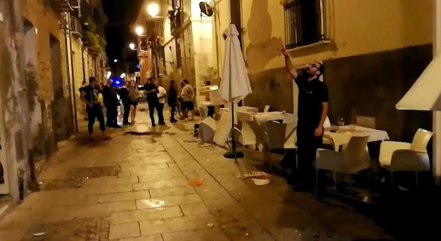 Cagliari, guerriglia urbana dopo un'amichevole: raid e danneggiamenti, arrestati 6 polacchi