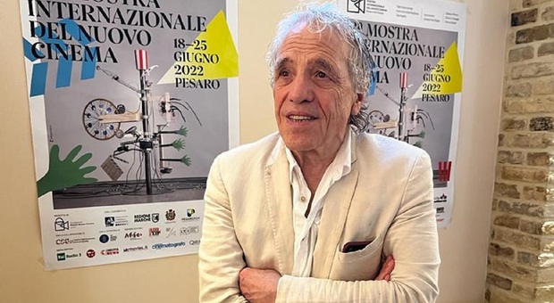 Il regista Abel Ferrara al suo arrivo all Hotel Vittoria di Pesaro