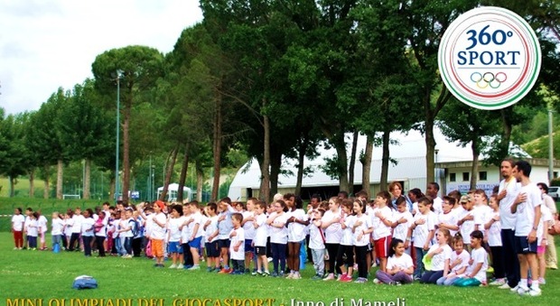 Piandimeleto, trecento bambini alle Mini Olimpiadi di Giocasport