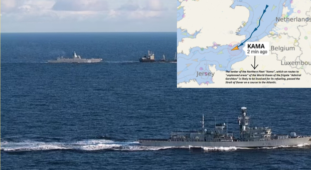 Putin, Royal Navy scorta la fregata russa con i missili ipersonici: venti di guerra al largo del Regno Unito
