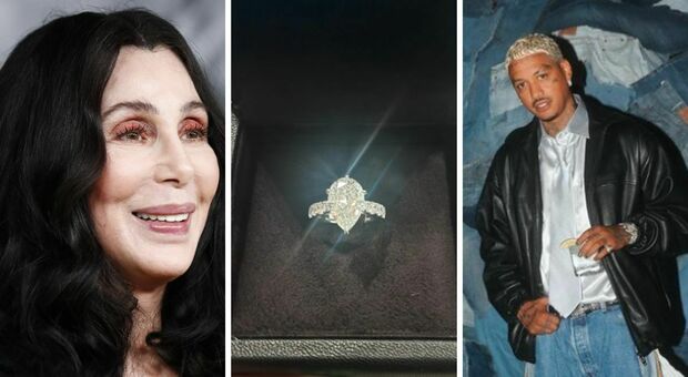 Cher, anello di brillanti dal nuovo fidanzato (di 40 anni più giovane): matrimonio in vista?