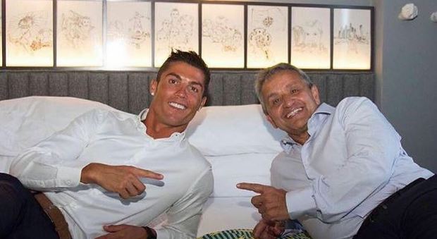 Cristiano Ronaldo e Domingo Pestana (Instagram)
