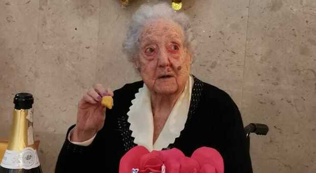 Maria Porcarelli aveva compiuto 106 anni a gennaio