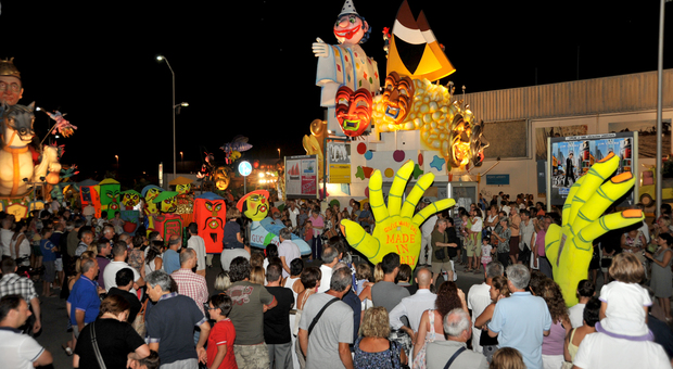 Il Carnevale d'estate a Fano pre pandemia