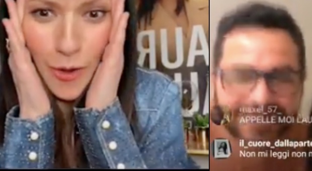 Laura Pausini si collega in diretta con due fan ma stanno facendo sesso: «Ma è nudo?»