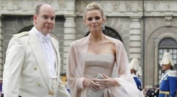 Il principe Alberto II di Monaco e della moglie Charlene