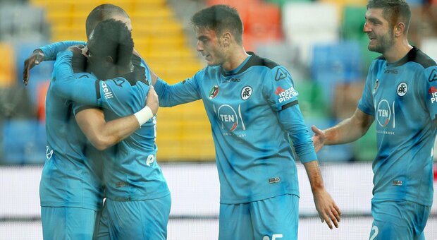 Galabinov a Udine firma la prima storica vittoria dello Spezia in serie A