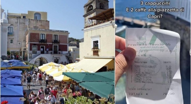 Colazione choc a Capri: conto da 78 euro per sei cornetti, tre cappuccini e due caffè