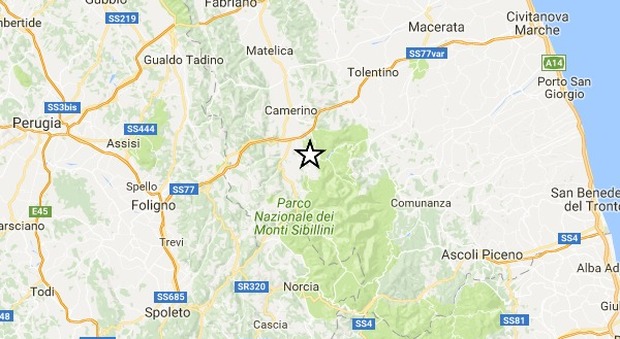 Terremoto, scossa di magnitudo 3.3 avvertita in provincia di Macerata