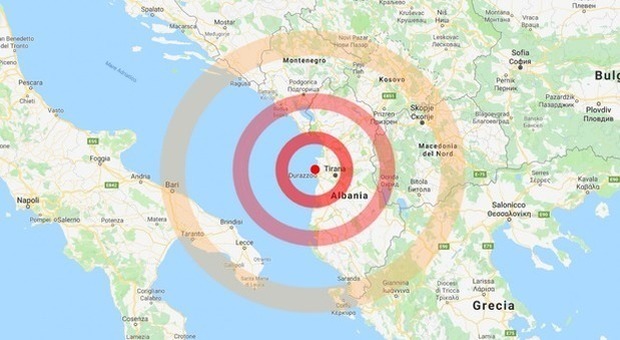 Terremoto in Albania, scossa di magnitudo 5,2: crolli e panico nelle strade