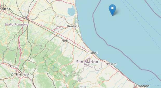 Terremoto in Adriatico, scossa 4.1 avvertita anche nelle Marche
