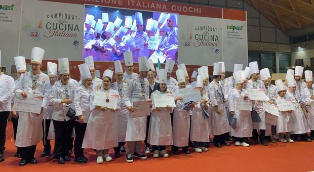 I vincitori dei Campionati di Cucina. Stefano Ciotti del Nostrano di Pesaro super ospite del Contest Ragazzi Speciali