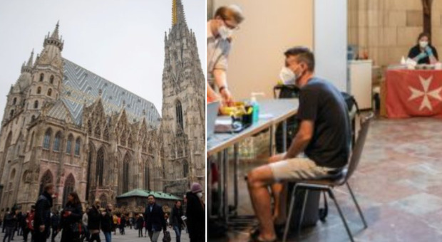 Vienna, boom di vaccinazioni nella cattedrale di Santo Stefano: sei messe e 1.400 iniezioni al giorno